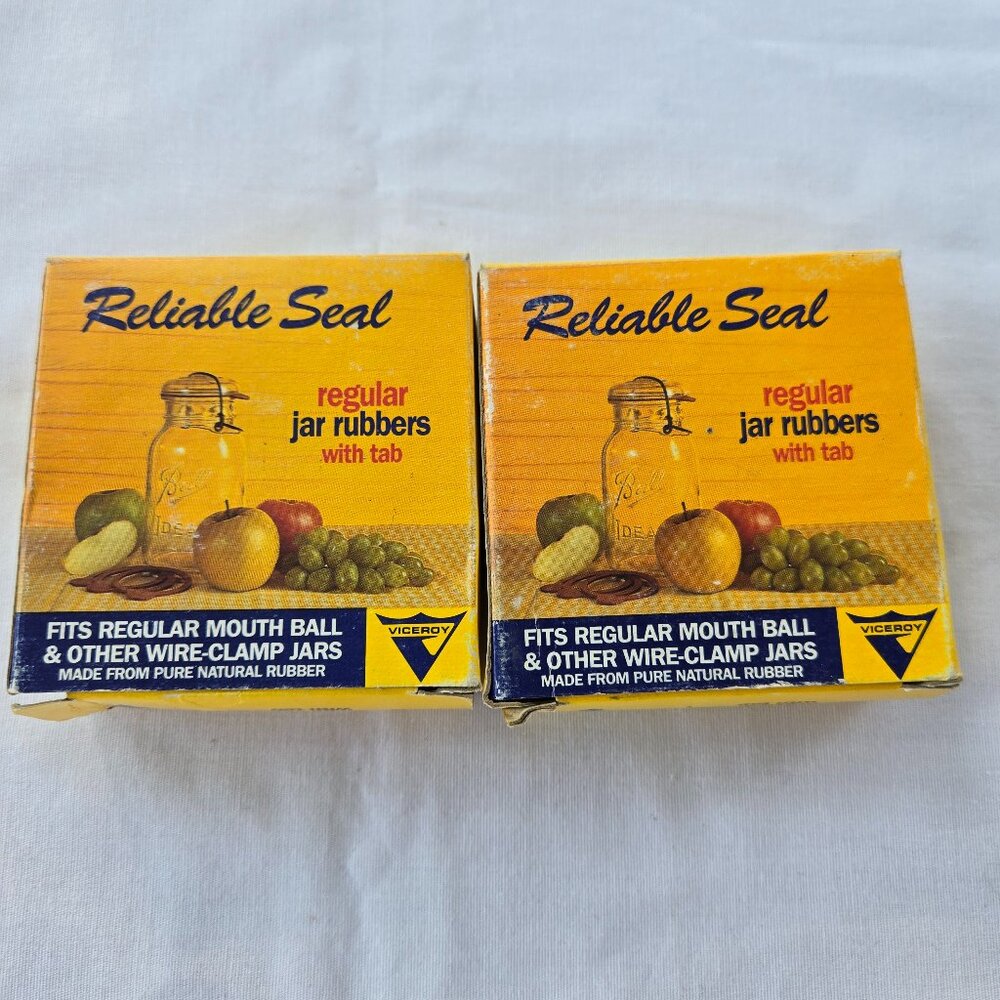 Viceroy Natural Rubber Rings for Regular Mouth Canning Jars Seals